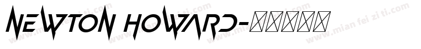Newton Howard字体转换
